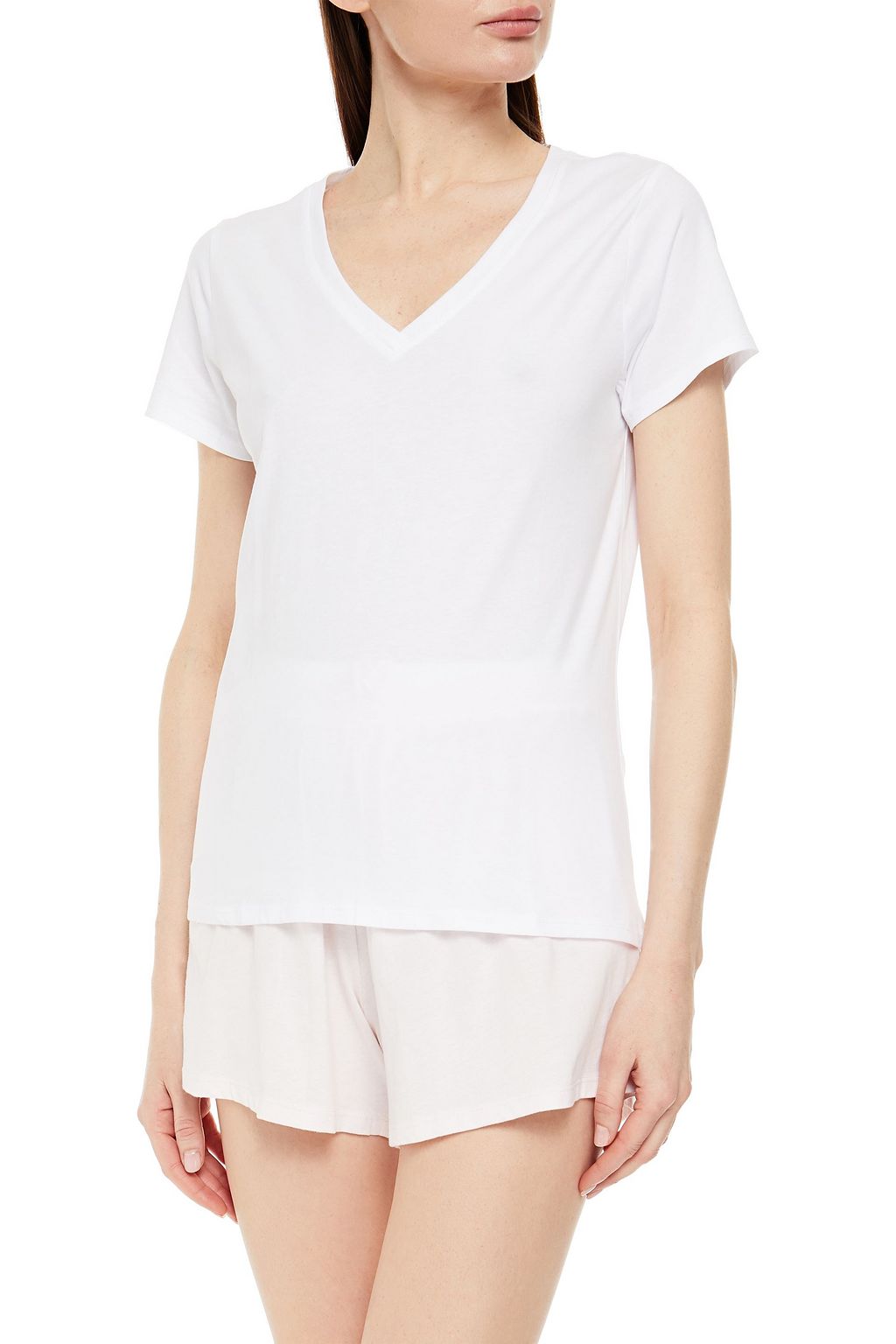 NATURAL SKIN Organic cotton-jersey pajama top