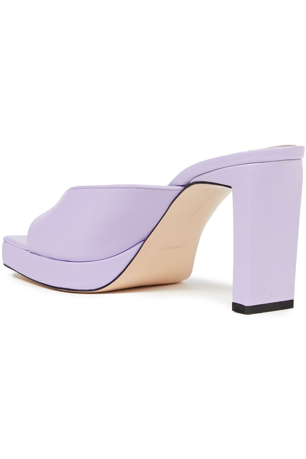 WANDLER Isa leather platform mules
