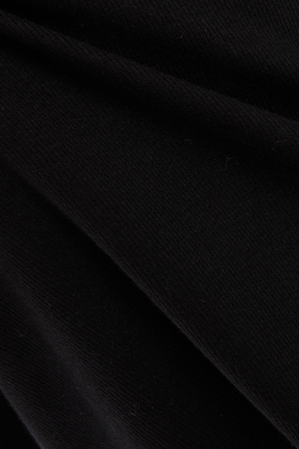 NATURAL SKIN Ribbed organic cotton-blend jersey pajama top