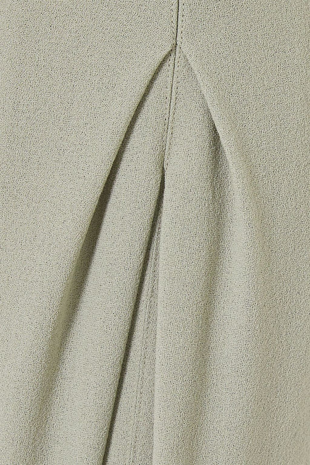 ROLAND MOURET Valens pleated wool-crepe  wide-leg pants