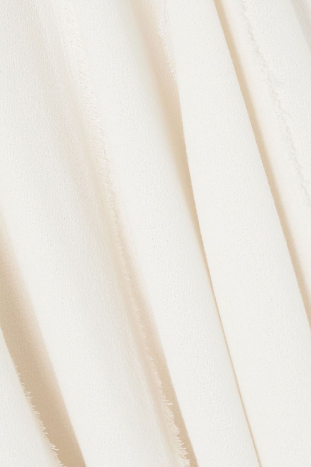 CO Frayed crepe maxi dress