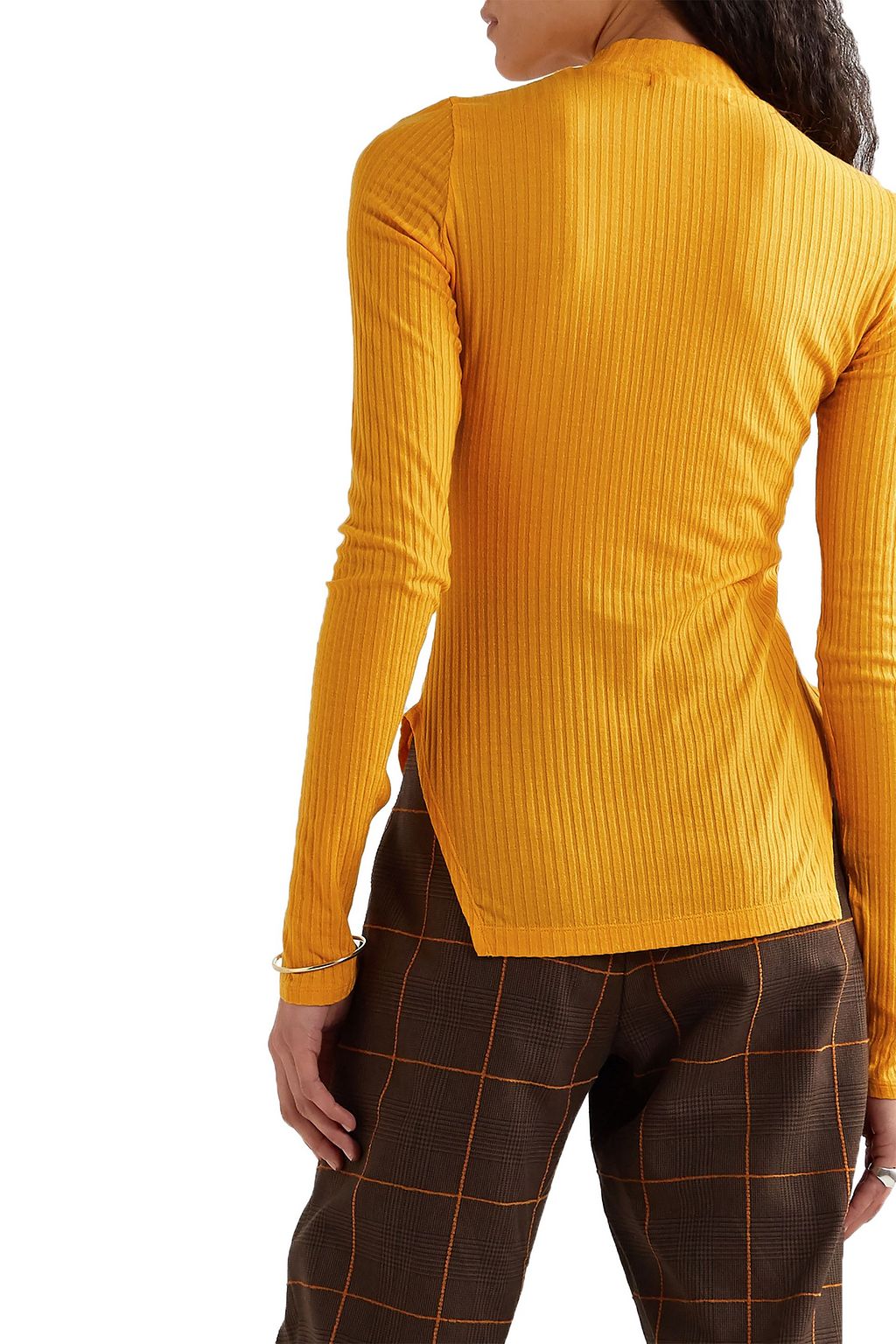 REJINA PYO Ribbed Tencel-blend jersey top