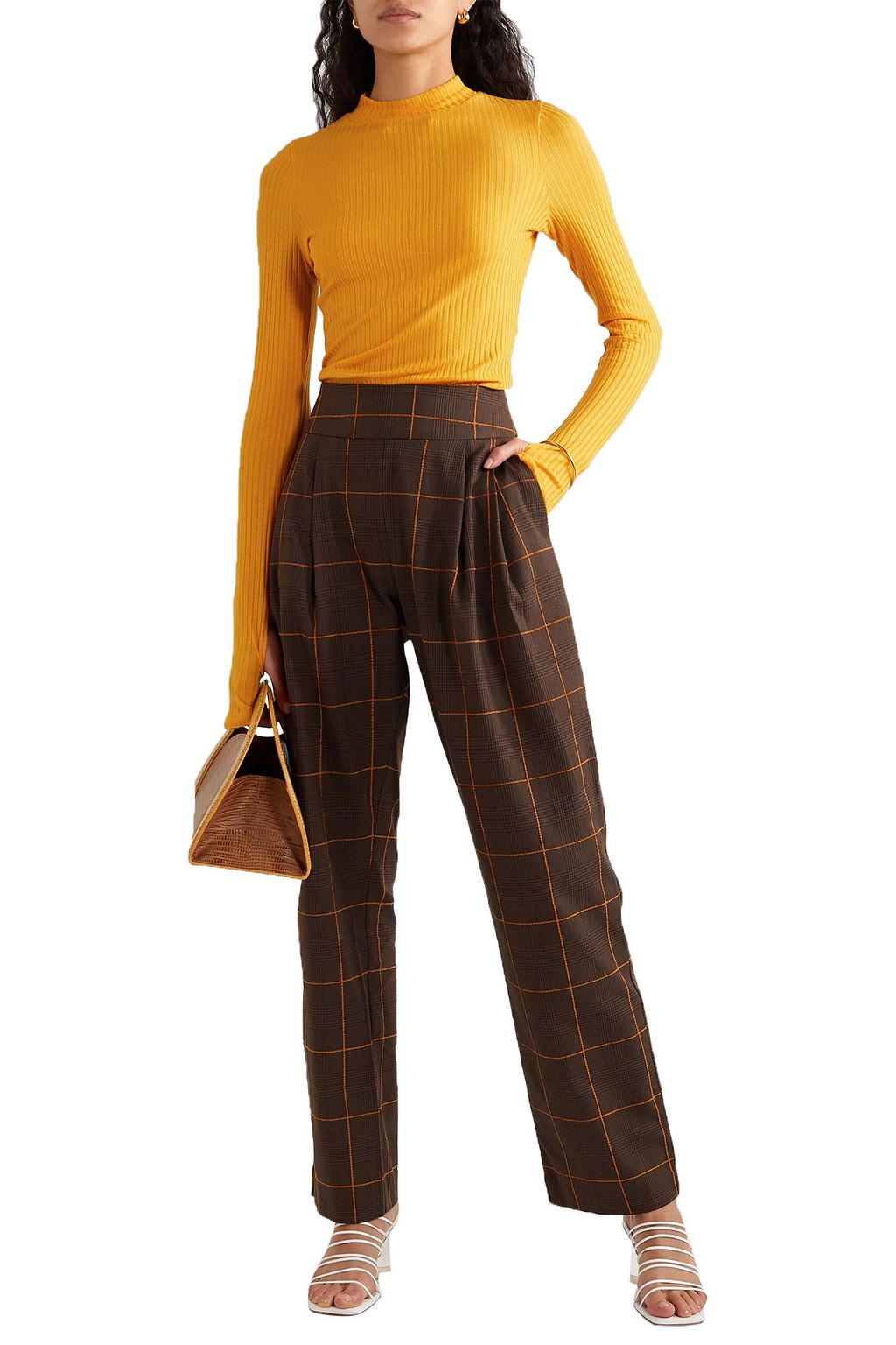 REJINA PYO Ribbed Tencel-blend jersey top