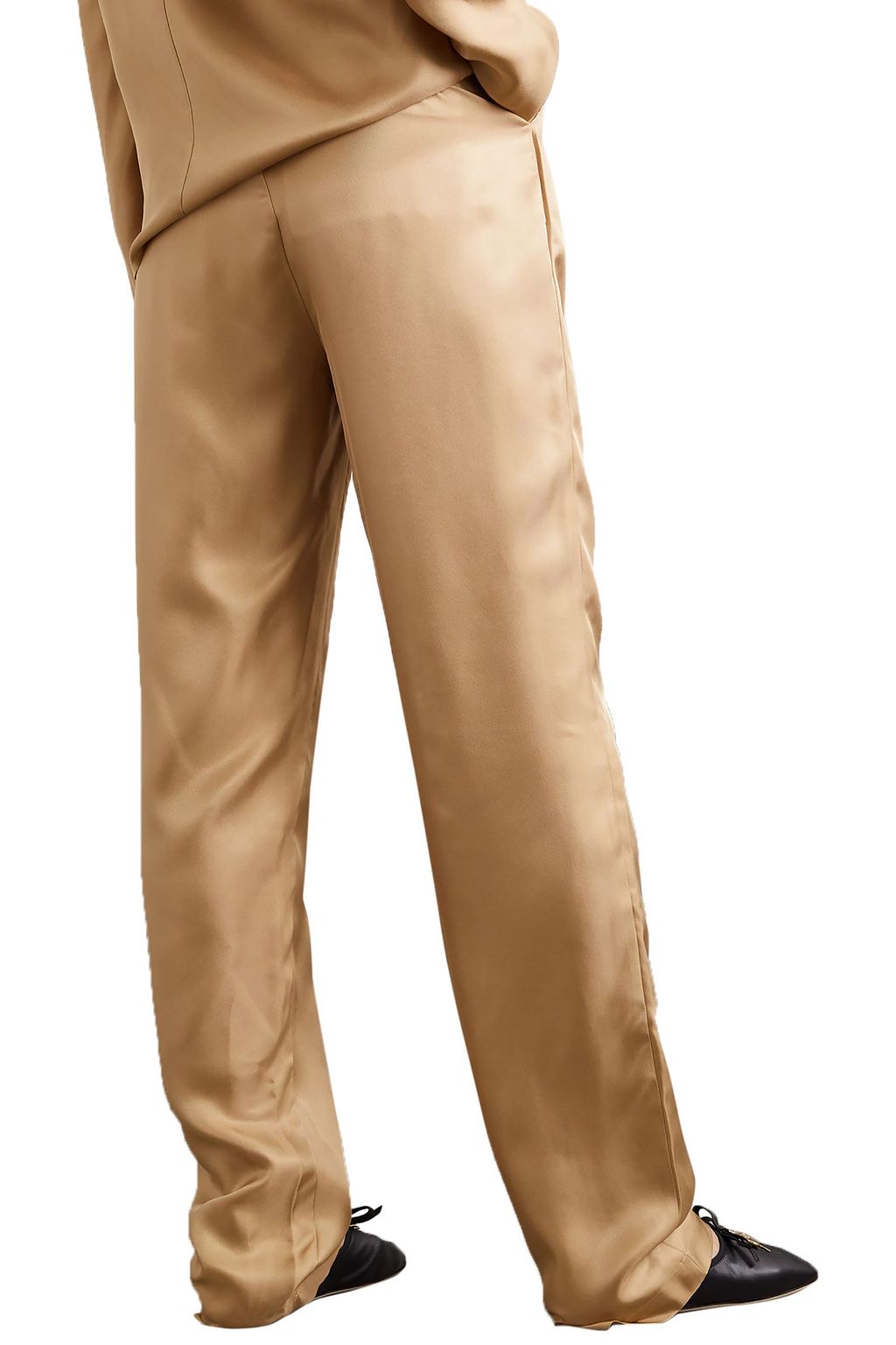 TOVE Remi silk-twill tapered pants