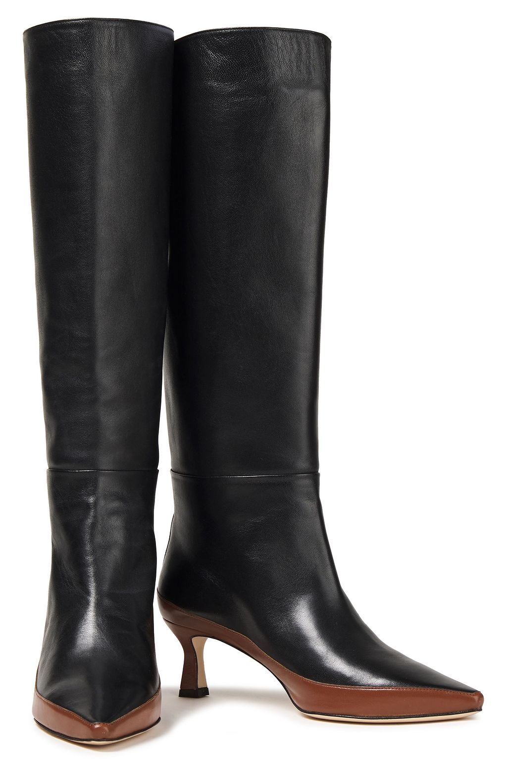 WANDLER Bente two-tone leather boots