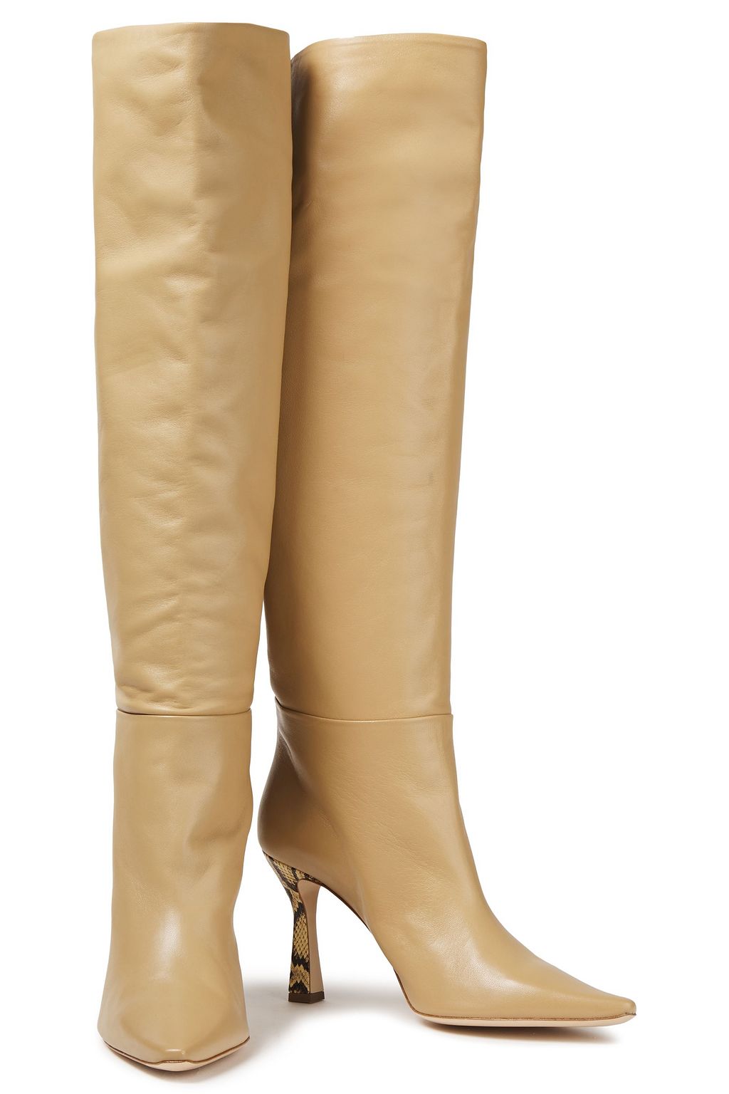 WANDLER Lina leather knee boots