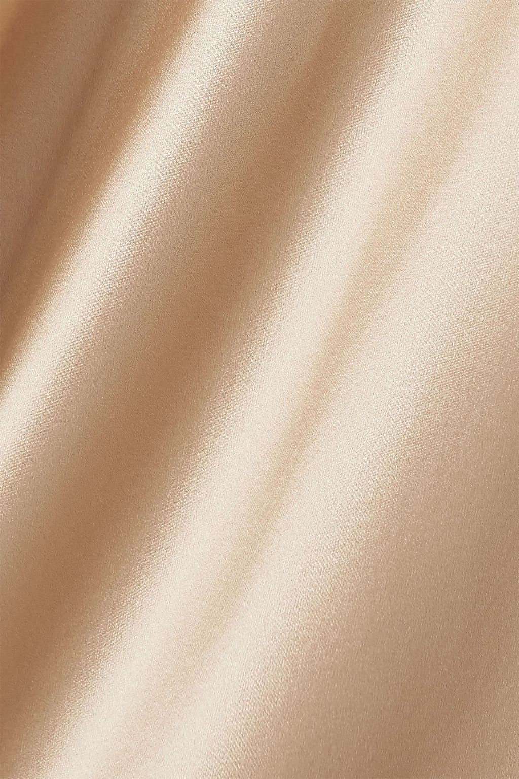 NILI LOTAN Silk-charmeuse slip dress