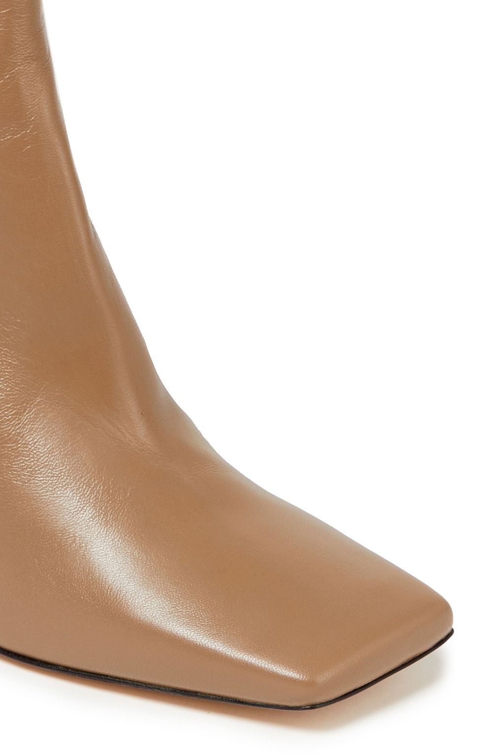 WANDLER Isa crinkled patent-leather ankle boots