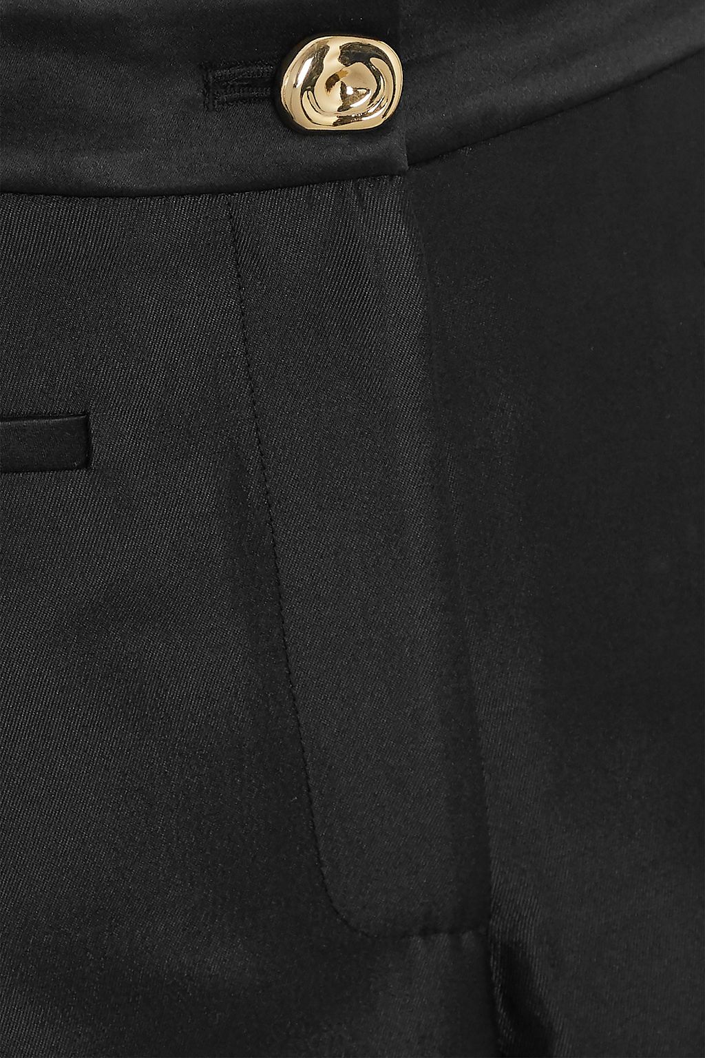 REJINA PYO Finley cropped cotton and silk-blend slim-fit pants