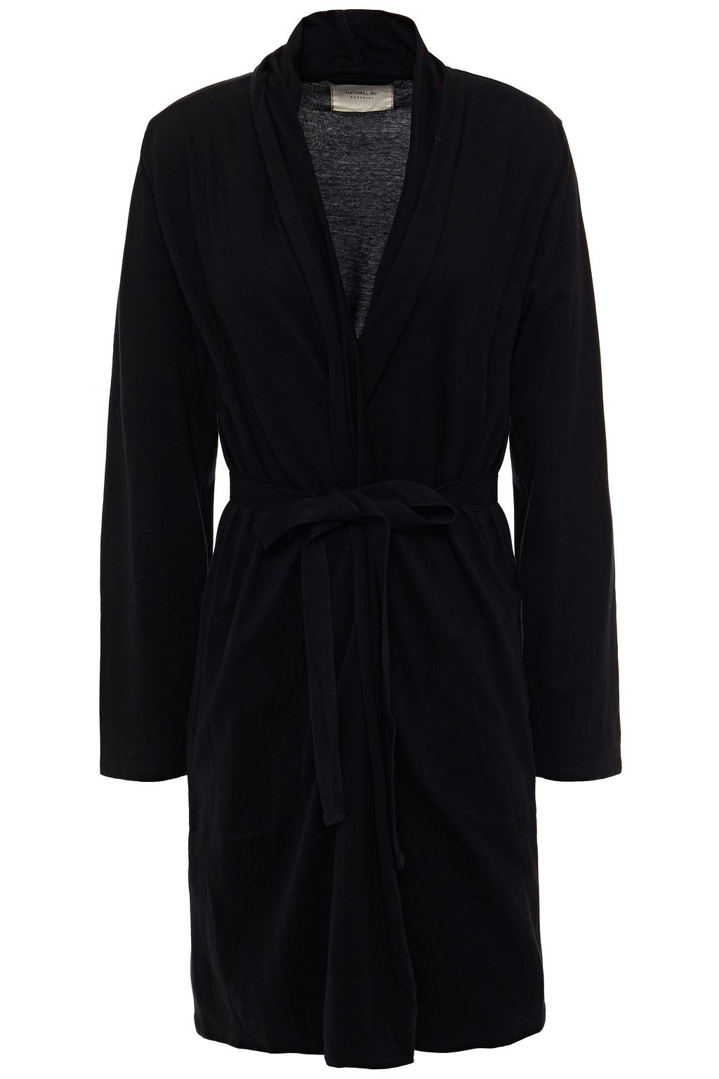 long black jersey robe