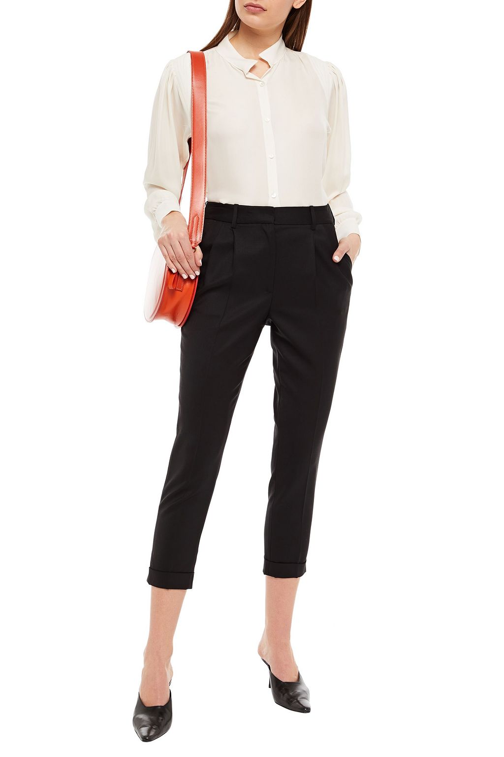 NILI LOTAN Lorena silk crepe de chine blouse