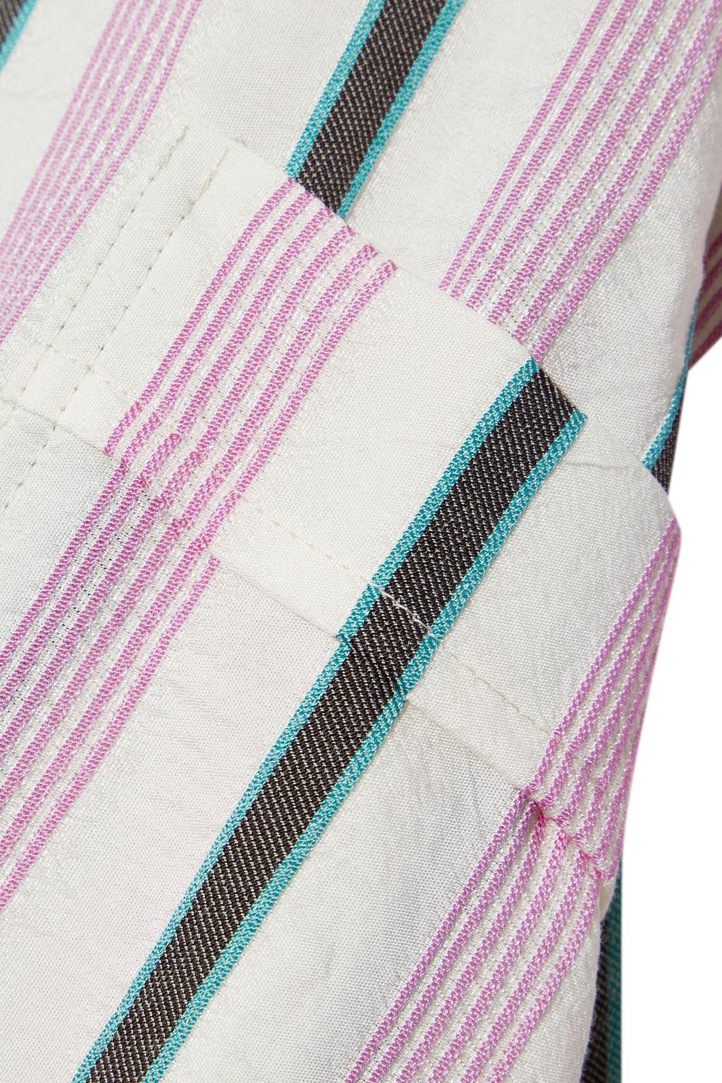 ISABEL MARANT Venice oversized striped crinkled cotton-blend shirt