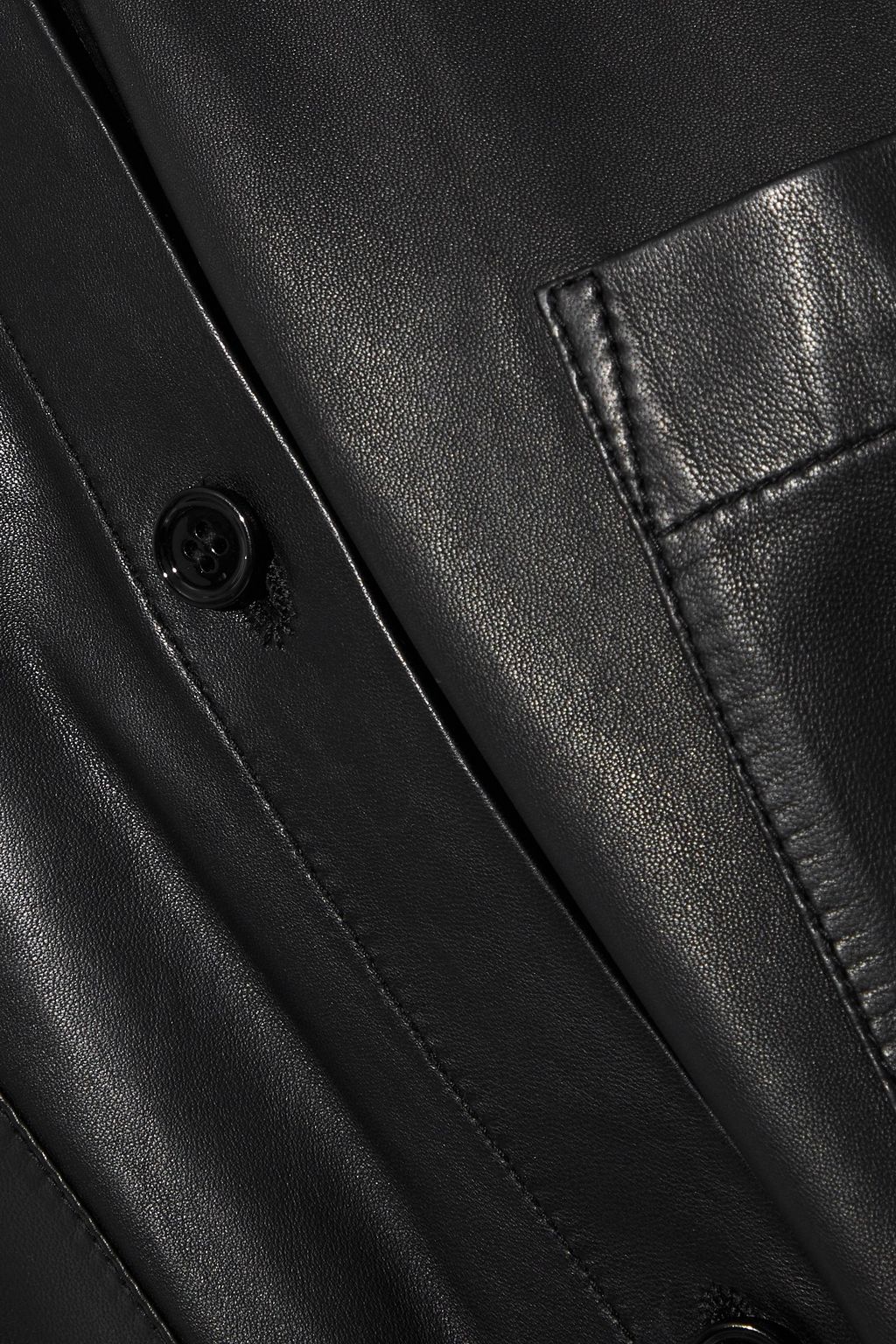 IRO Peters leather shirt