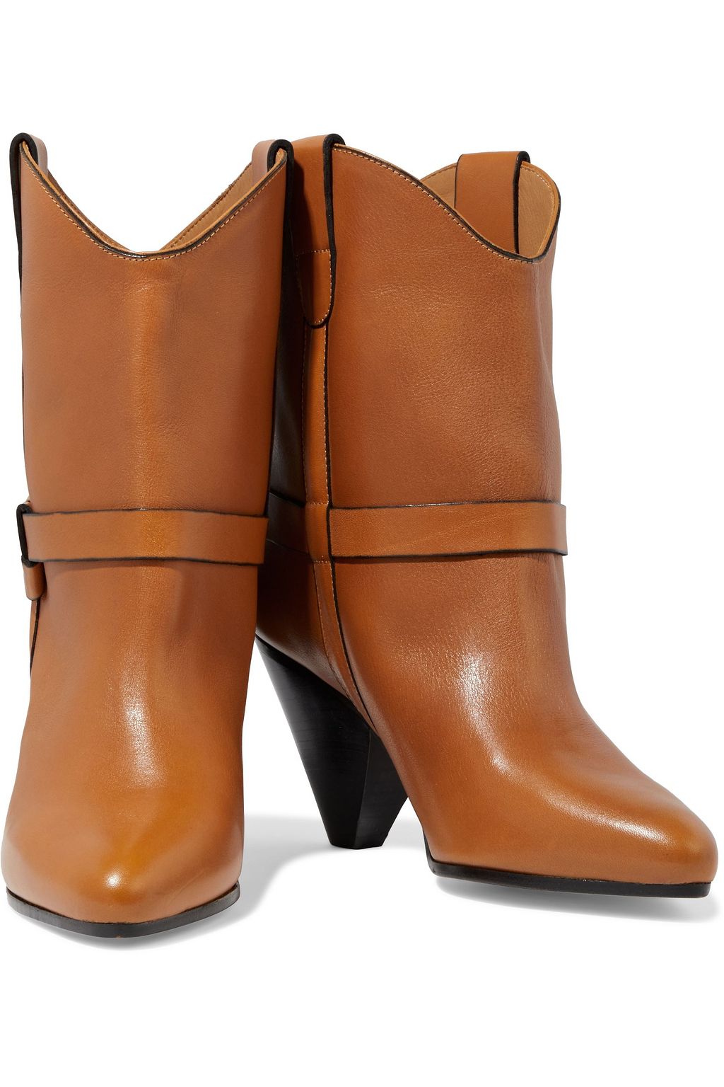 ISABEL MARANT Deane knotted leather ankle boots