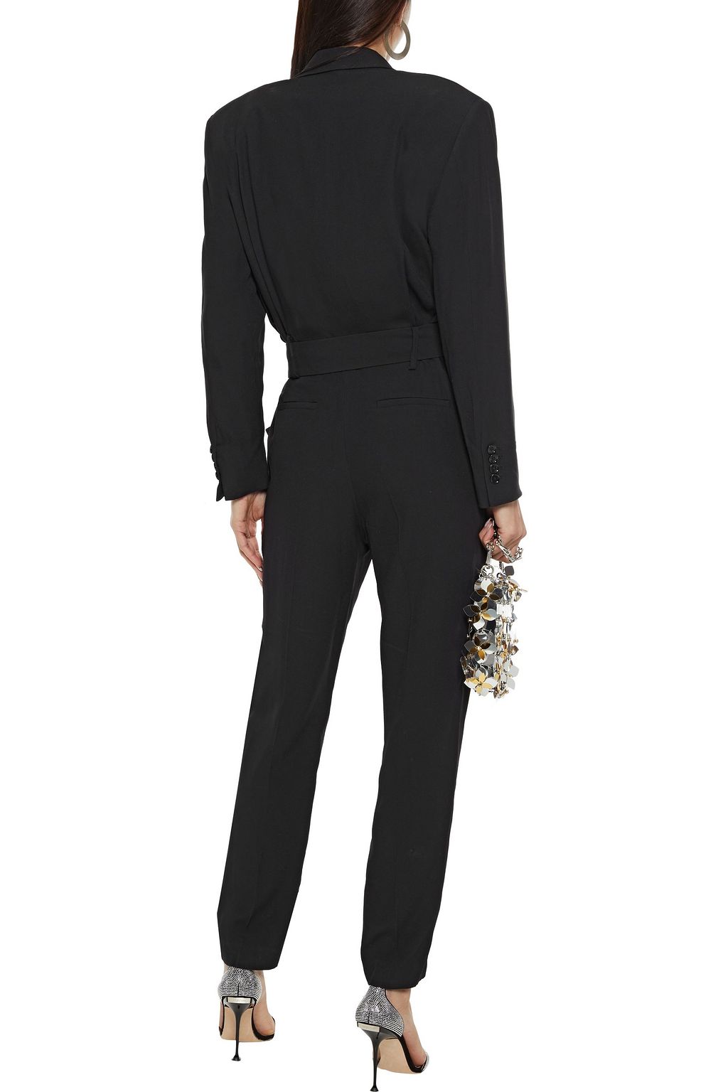 IRO Florica wrap-effect crepe jumpsuit