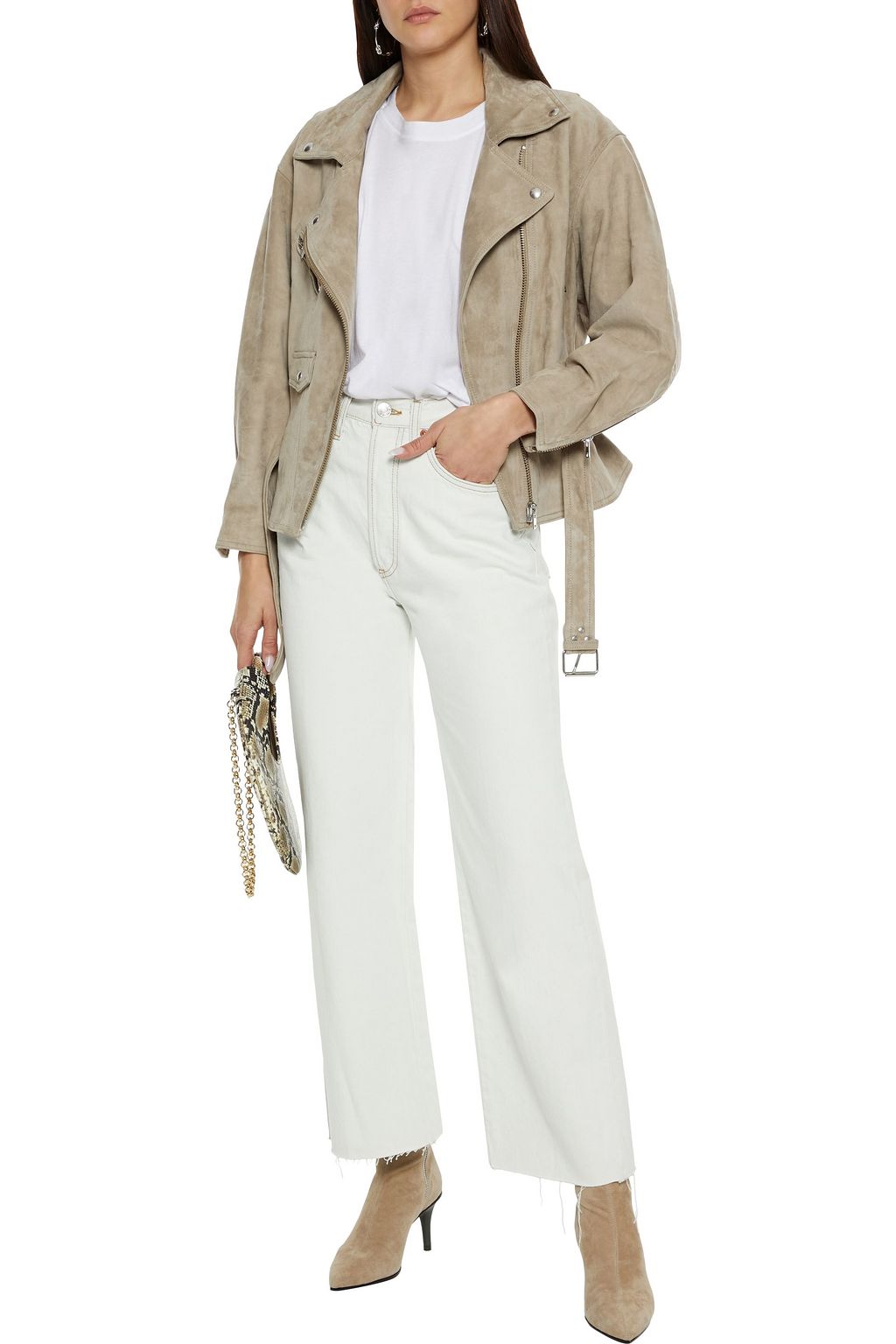 IRO Tigao suede biker jacket