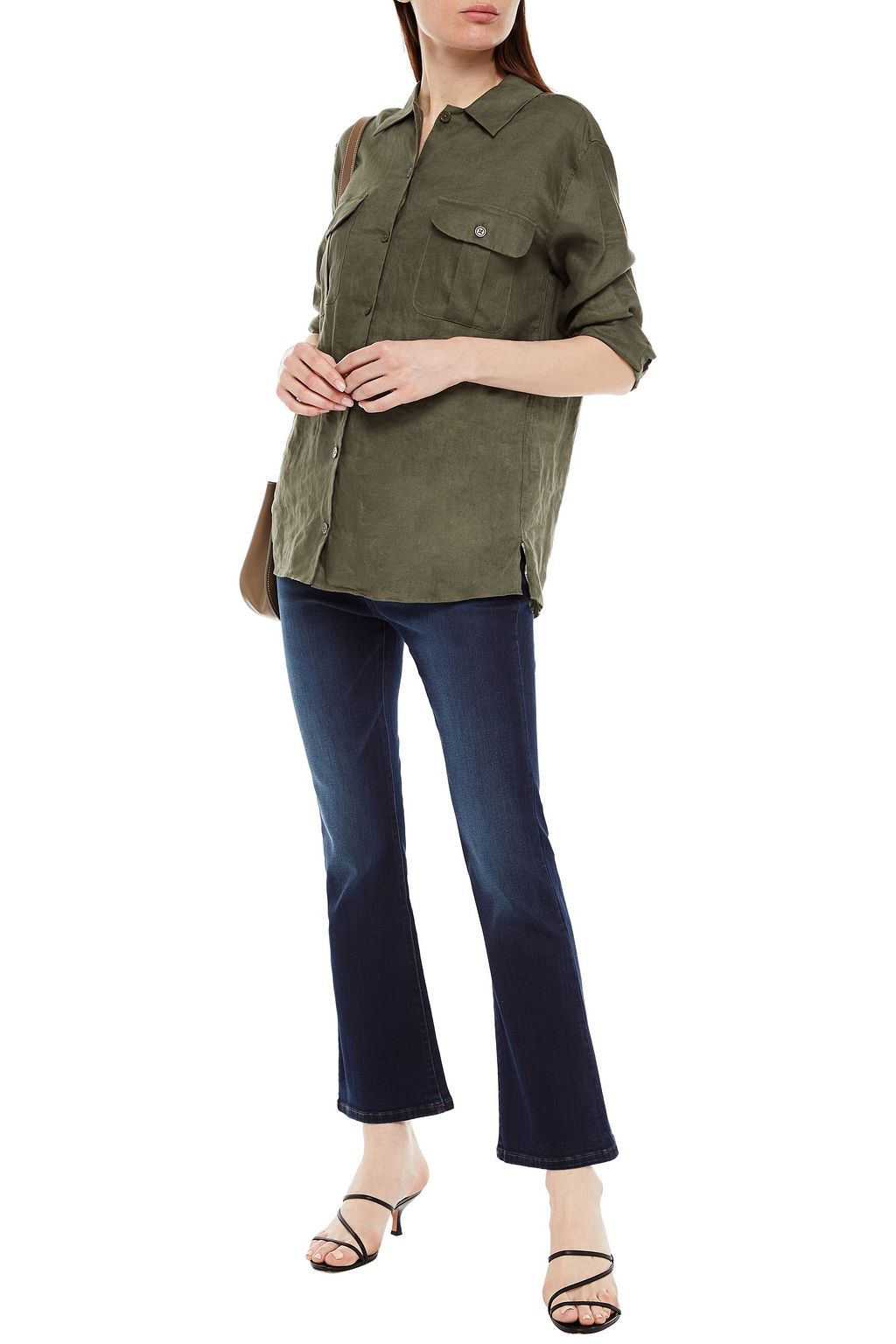 DL1961 High-rise kick-flare jeans