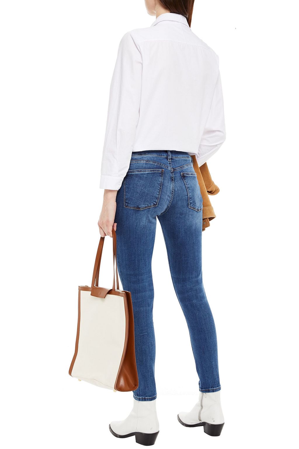 DL1961 Faded mid-rise skinny jeans