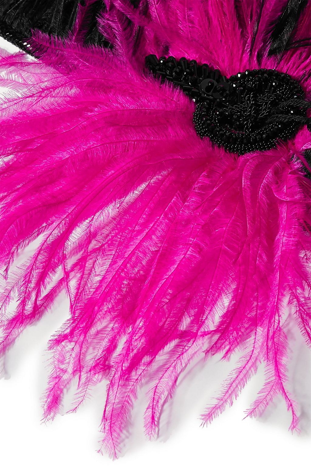 DRIES VAN NOTEN Embellished feather choker