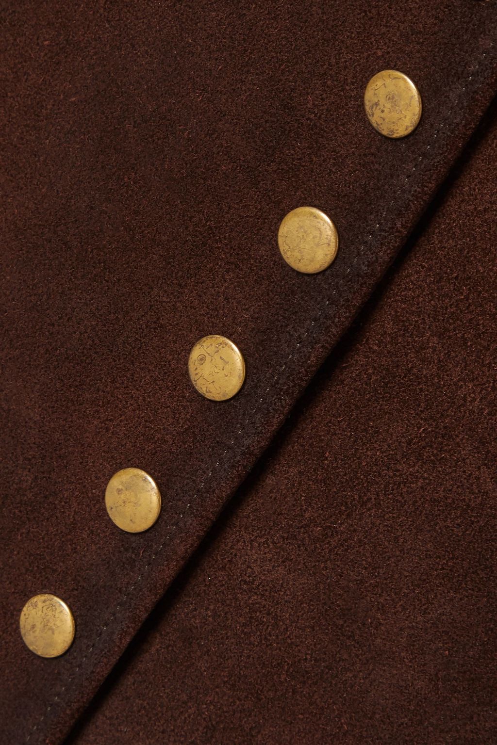 RE/DONE 60s suede mini skirt