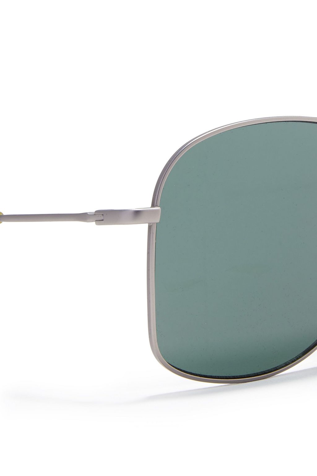 DRIES VAN NOTEN Aviator-style silver-tone and acetate sunglasses