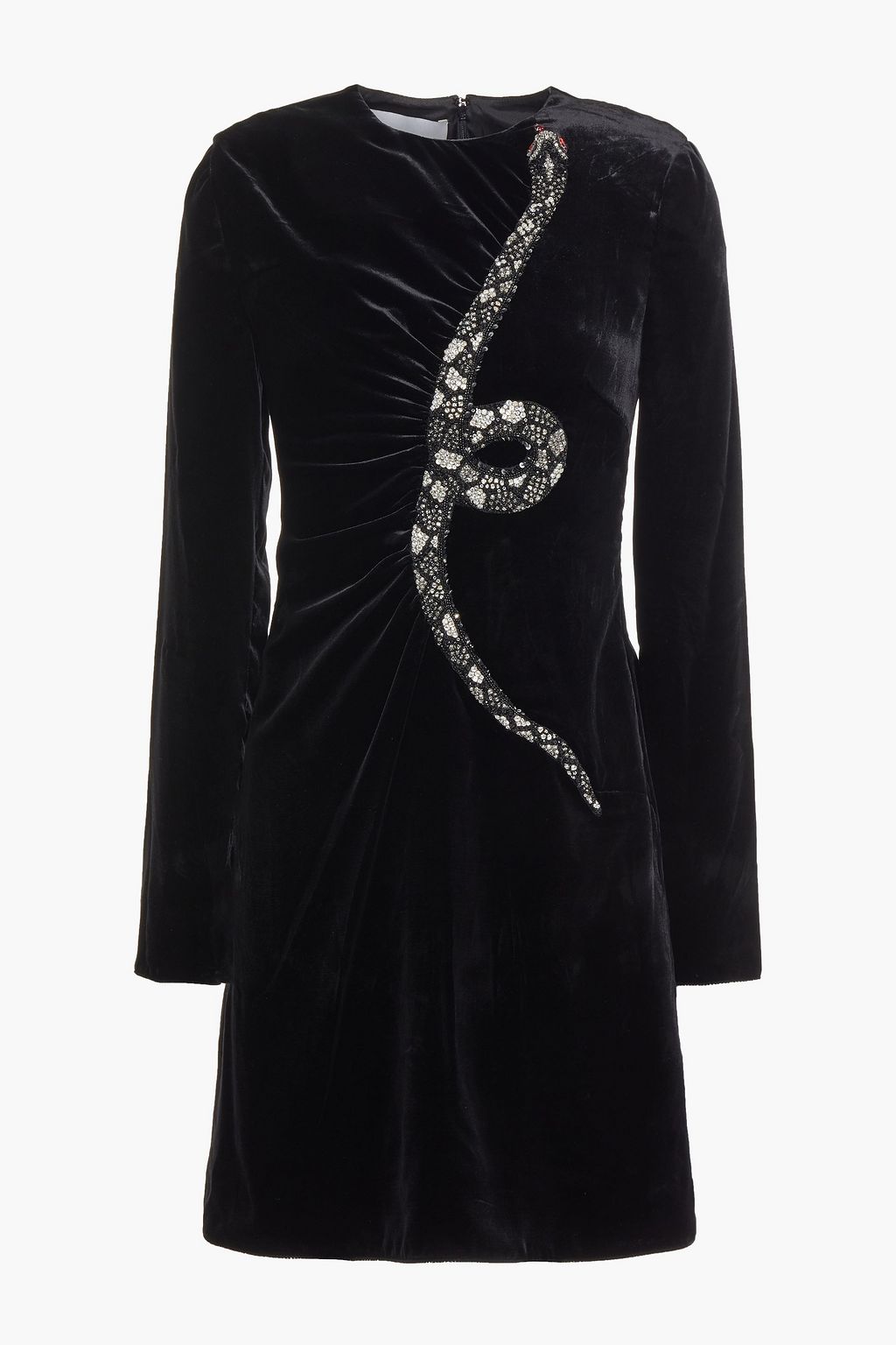 antoinette velvet mini dress