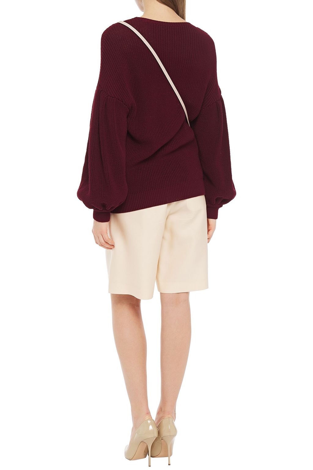 VALENTINO GARAVANI Gathered cotton sweater