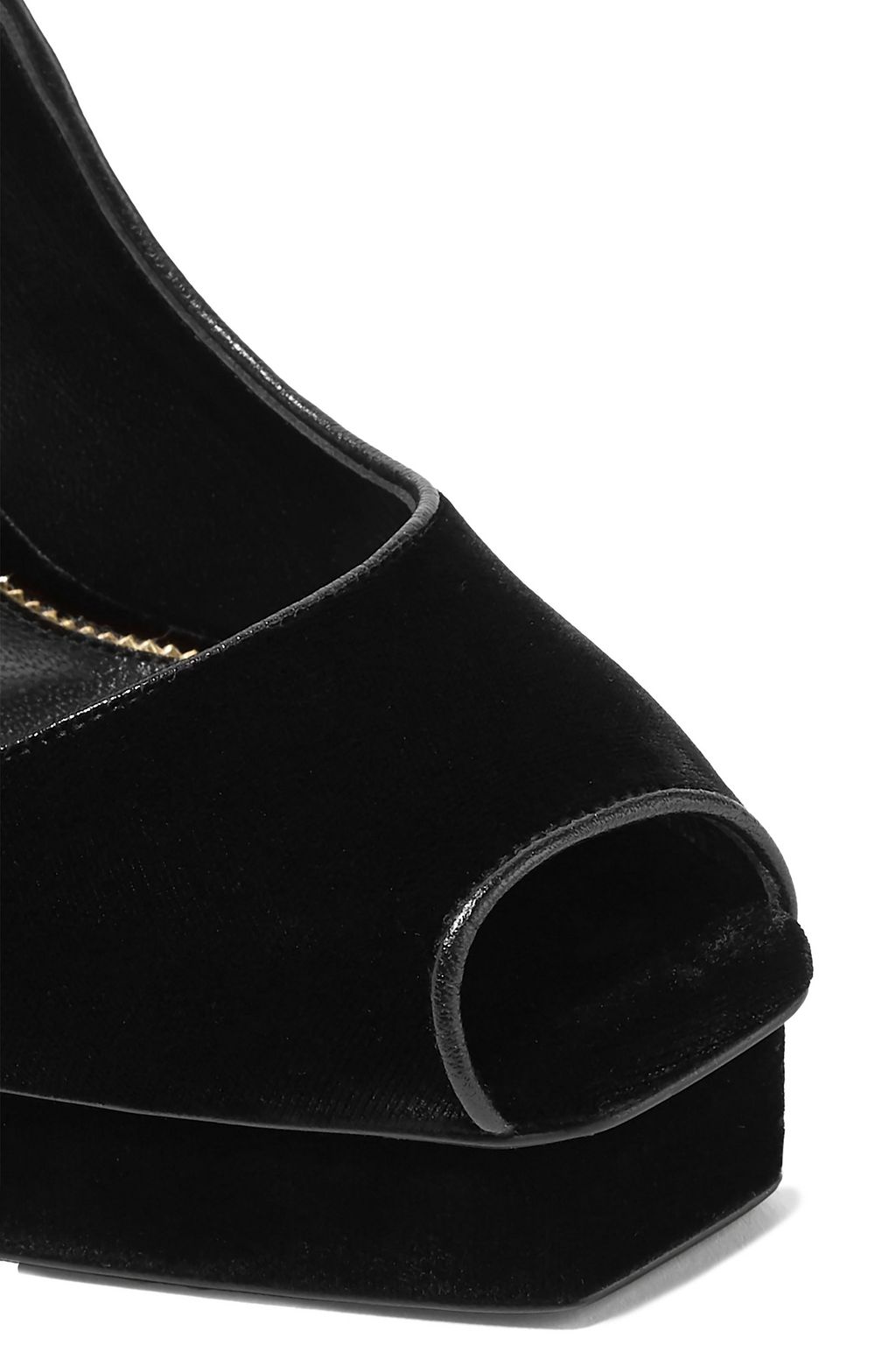 TOM FORD Velvet platform pumps