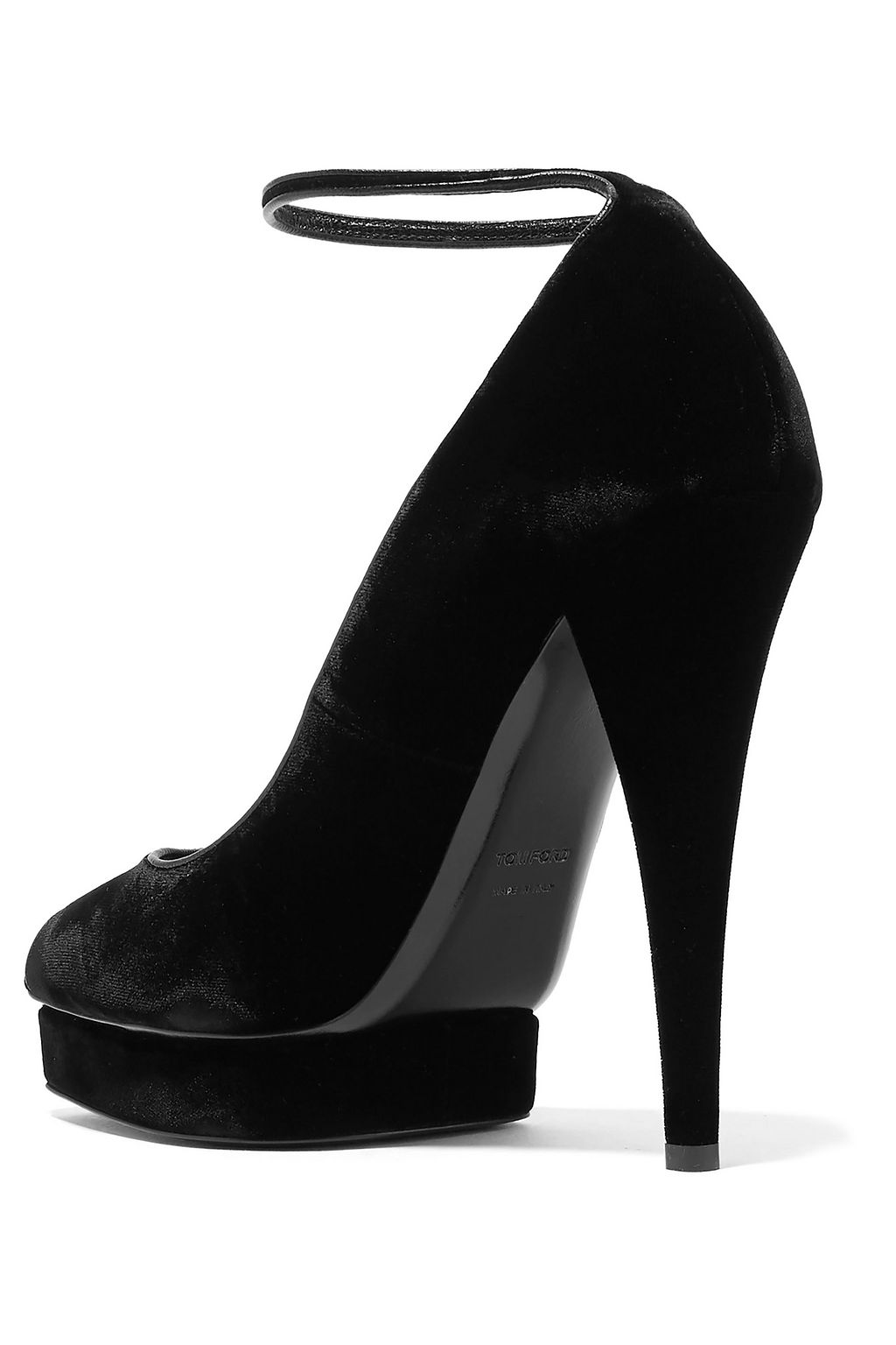 TOM FORD Velvet platform pumps