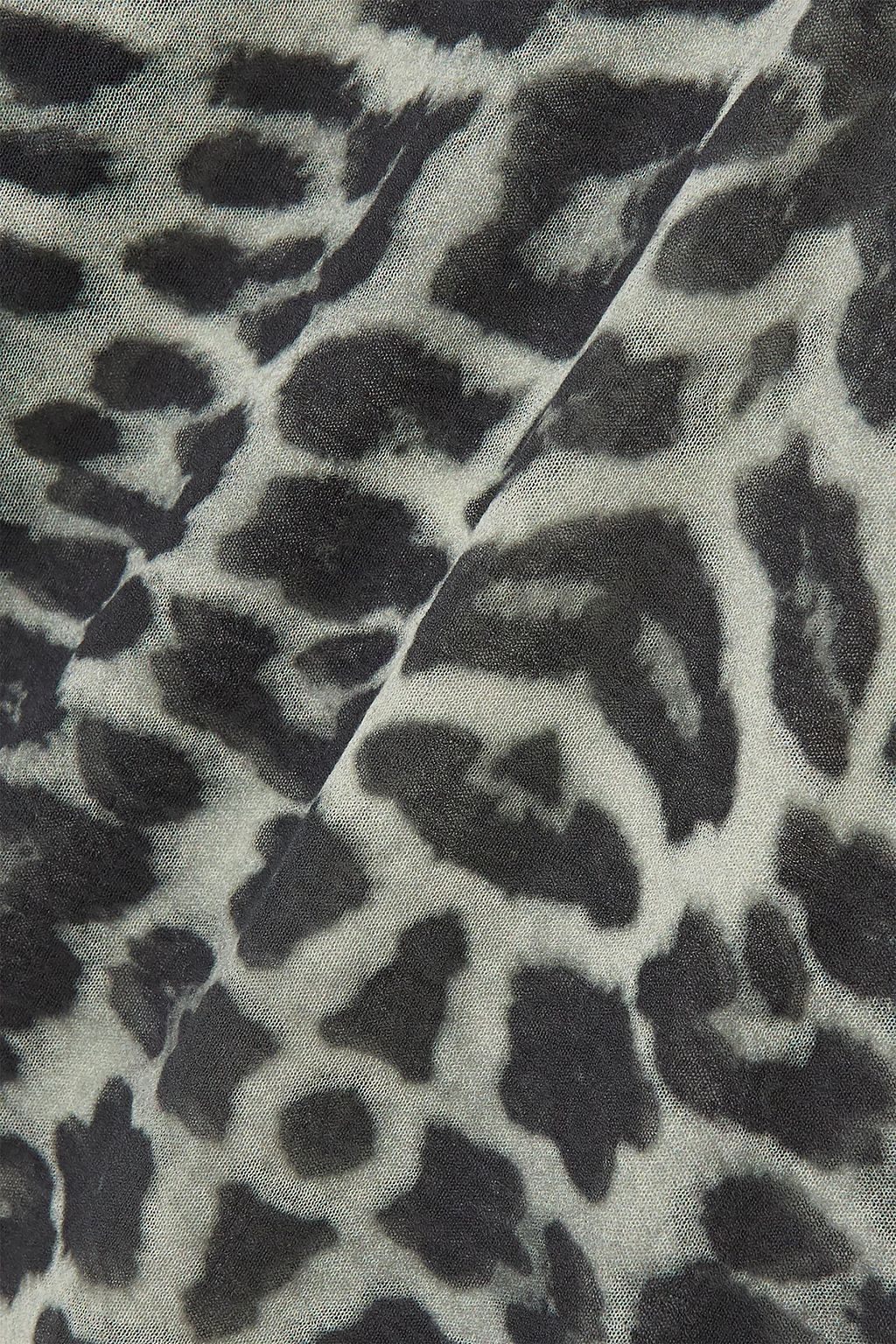 DRIES VAN NOTEN Leopard-print cotton-blend sweater