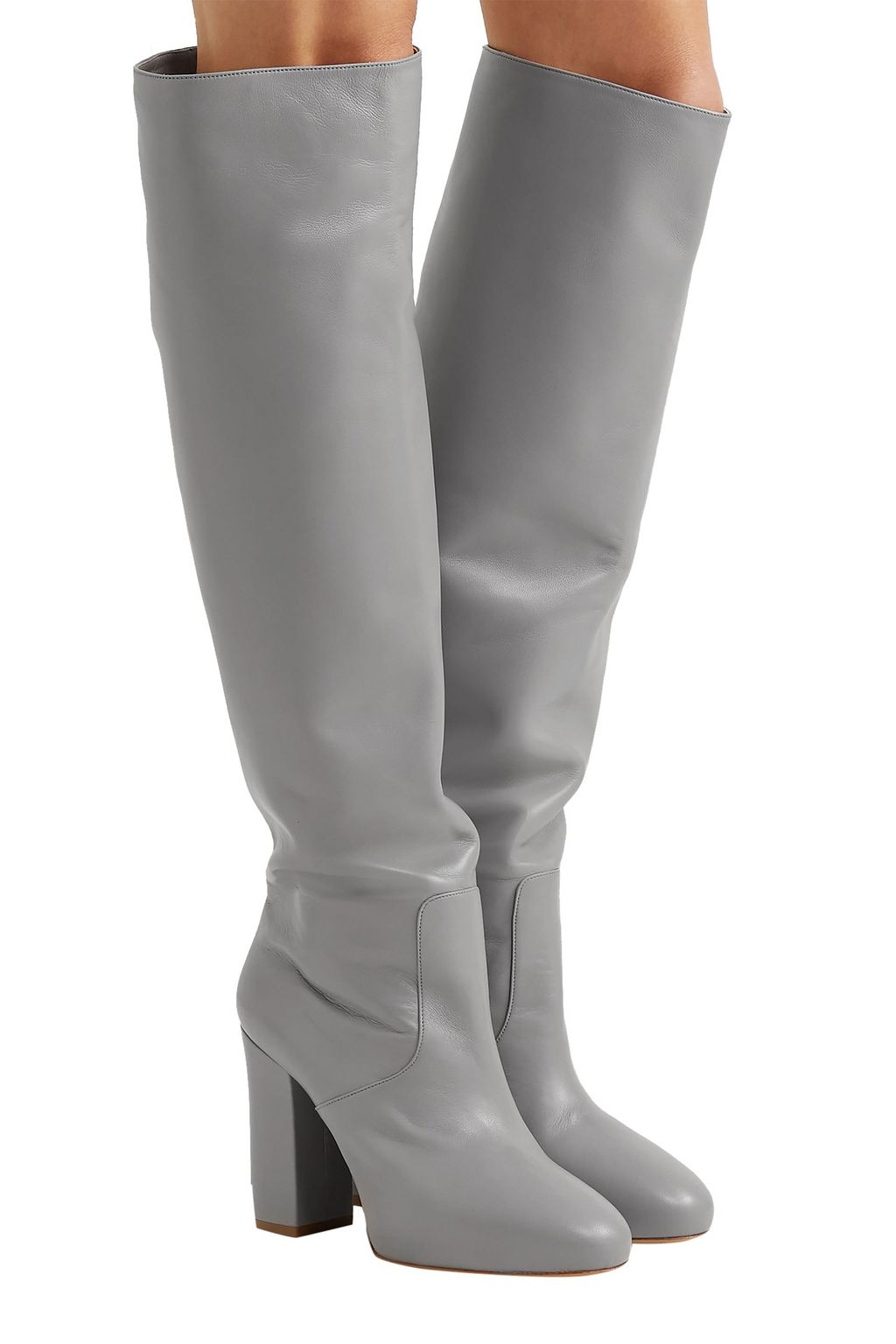 DRIES VAN NOTEN Leather knee boots