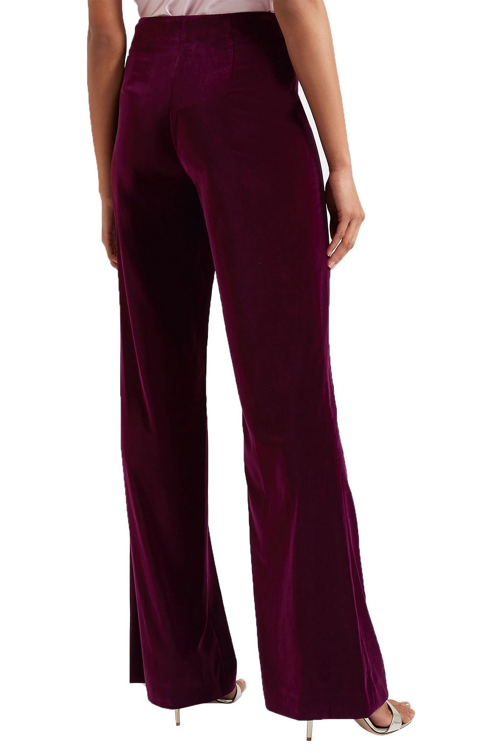 ALICE + OLIVIA Lorinda velvet wide-leg pants