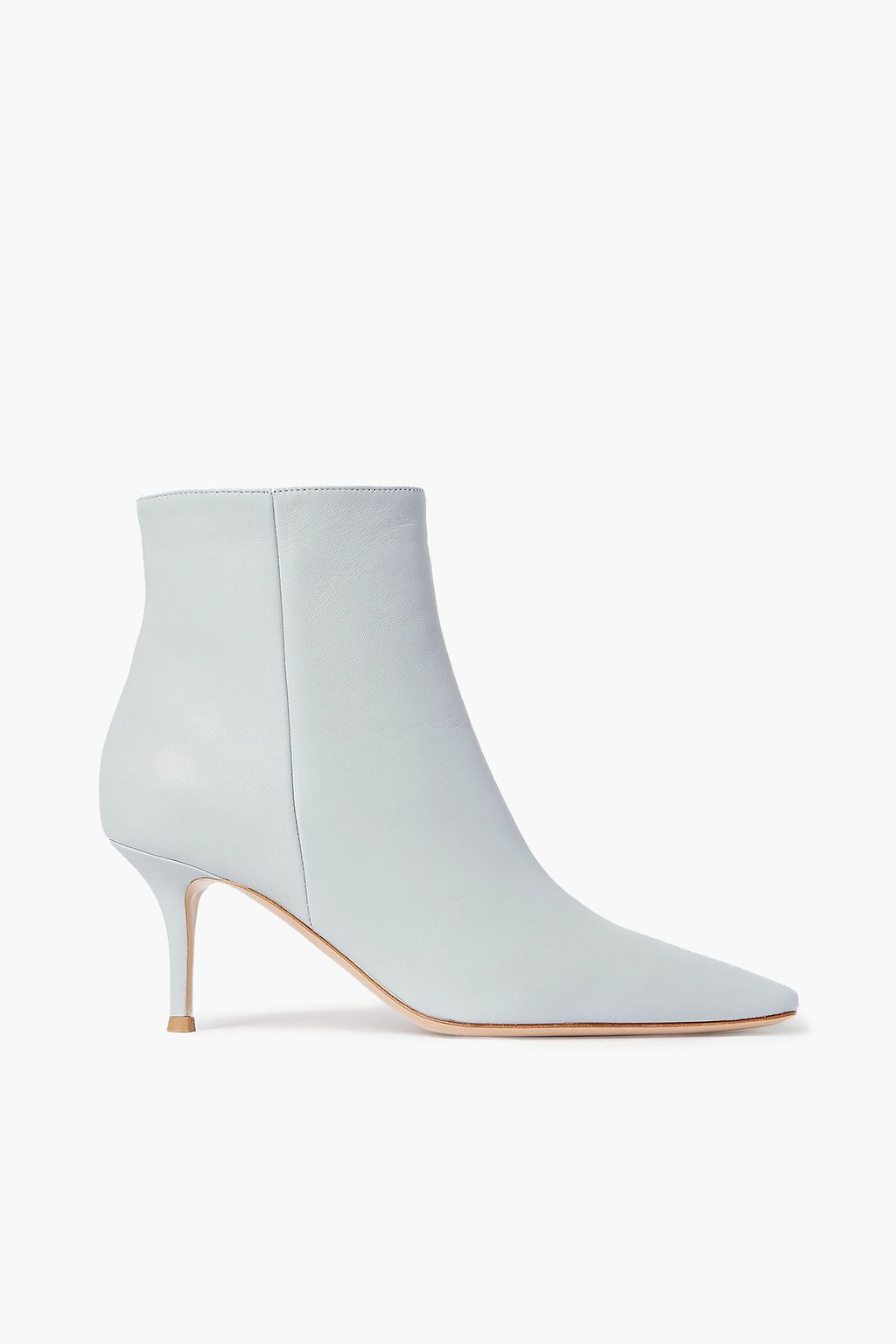 sky blue ankle boots