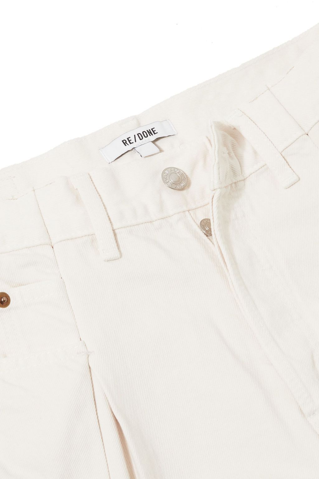 RE/DONE 40s Zoot pleated high-rise straight-leg jeans