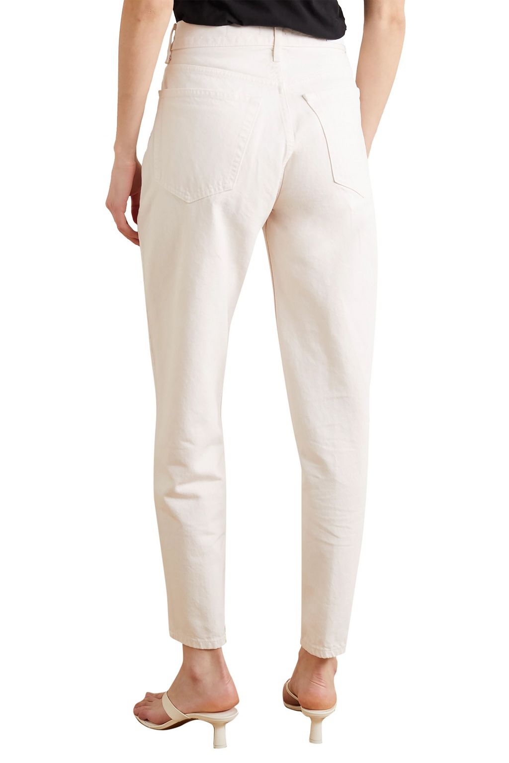 RE/DONE 40s Zoot pleated high-rise straight-leg jeans