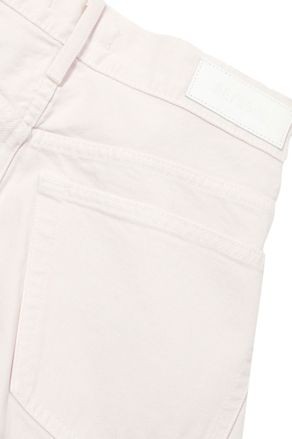 RE/DONE 40s Zoot pleated high-rise straight-leg jeans