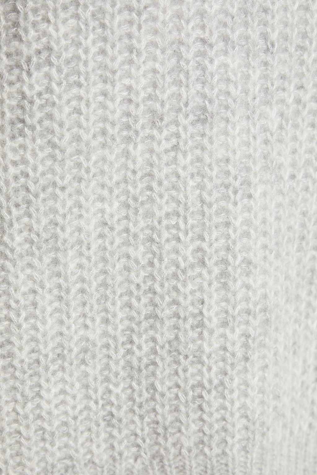 VINCE. Paneled mélange knitted sweater