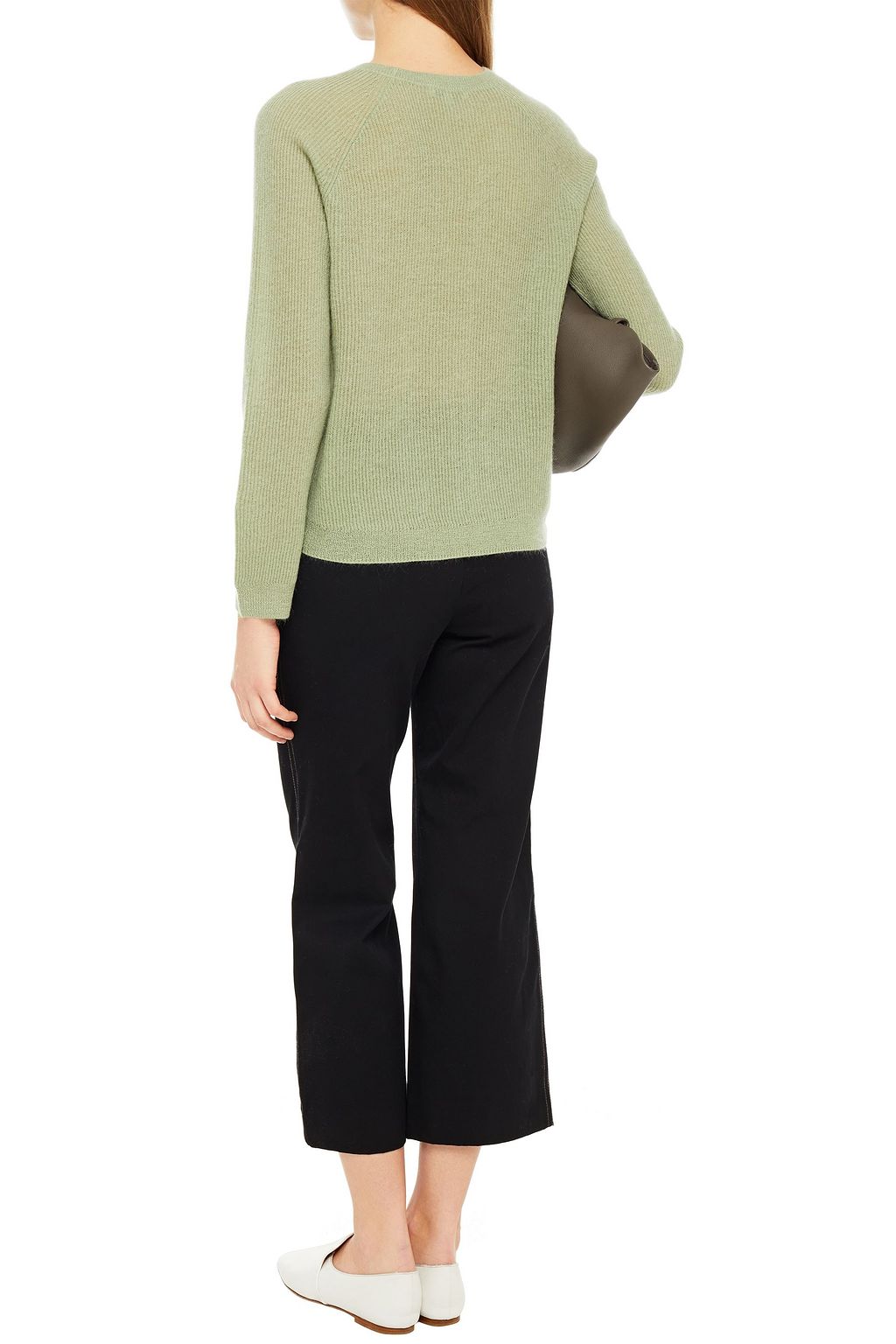 VINCE. Ribbed-knit sweater