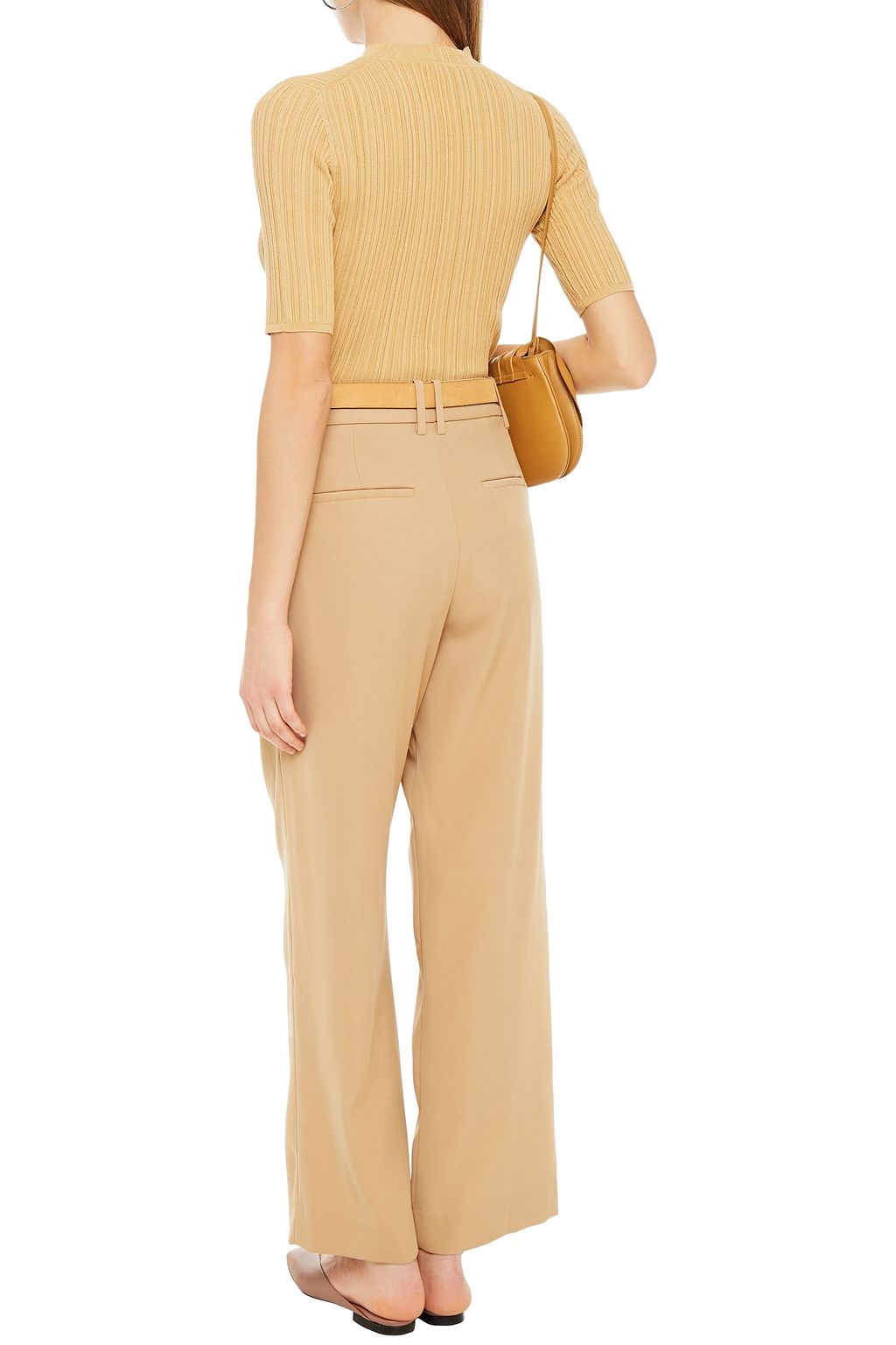 VINCE. Pleated cady wide-leg pants