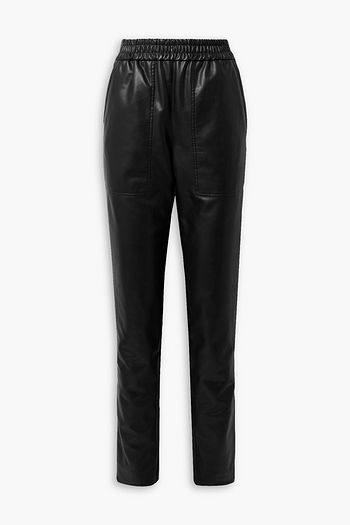 Women's Designer Leather Trousers