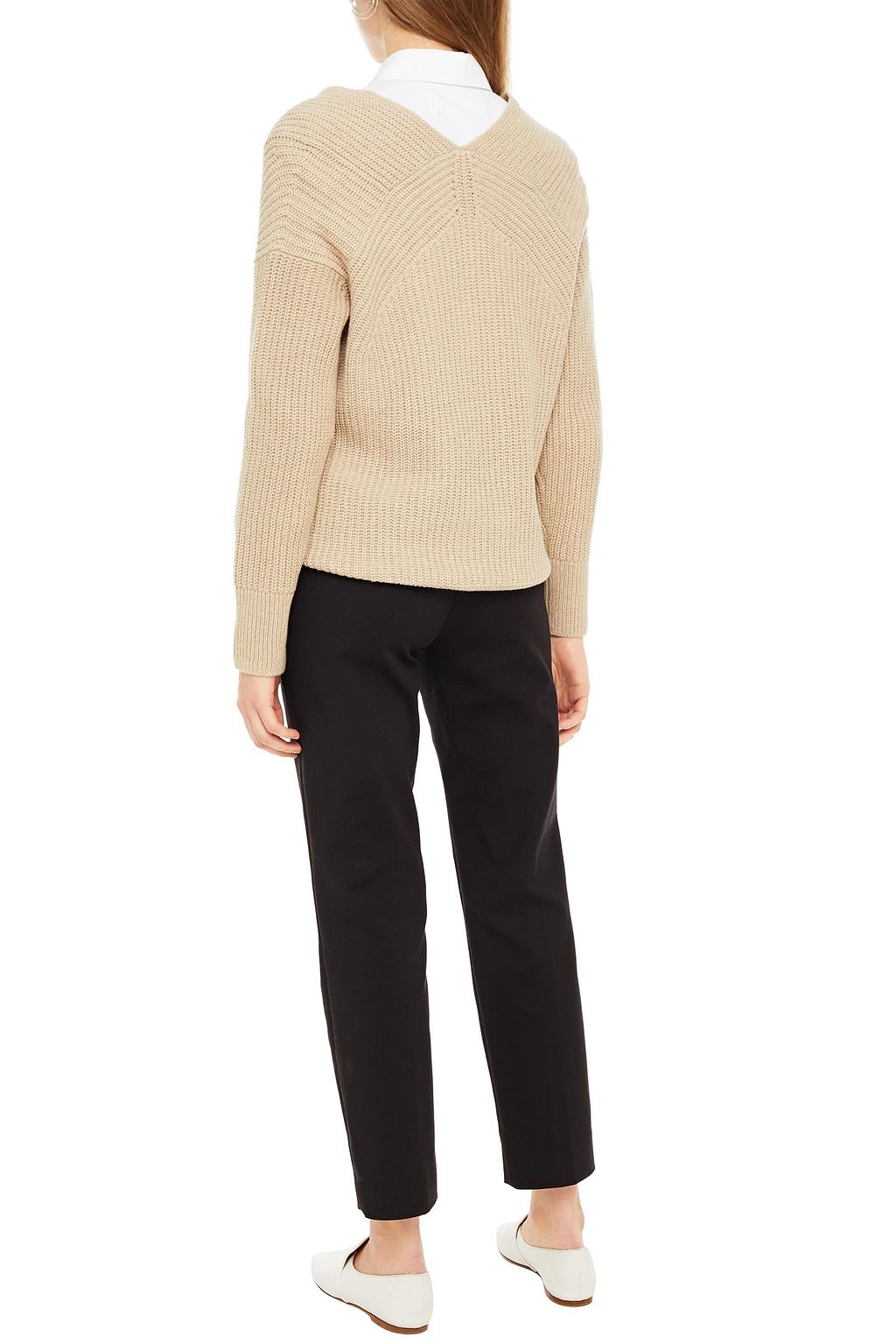 VINCE. Stretch-cotton straight-leg pants
