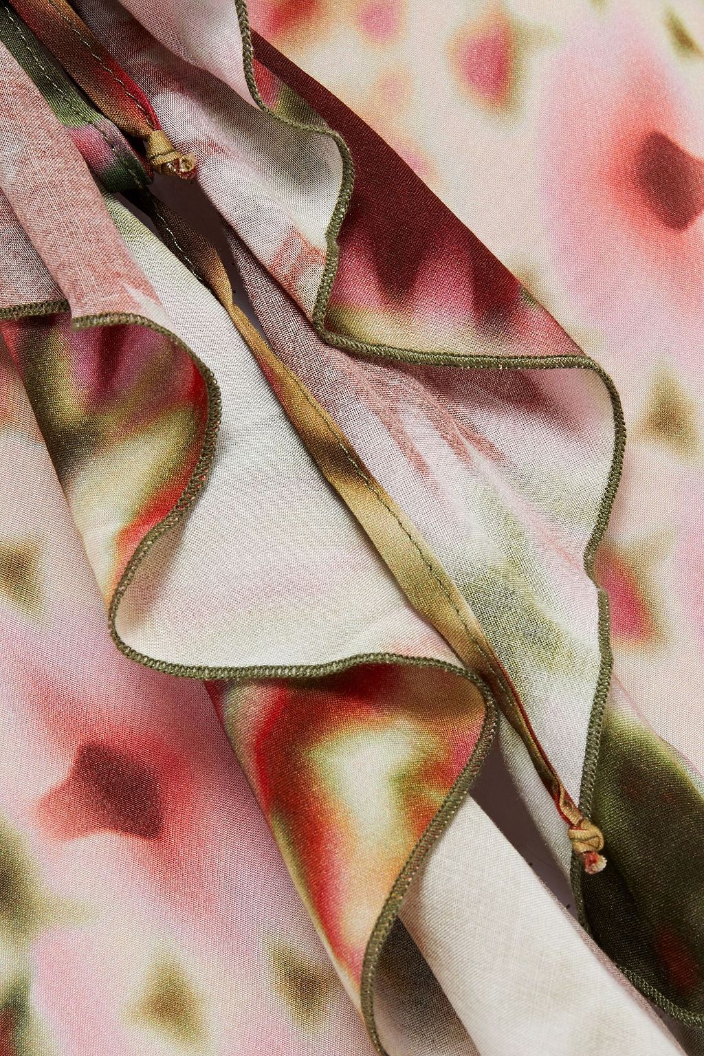 CHARO RUIZ IBIZA Ruffled printed voile jacket