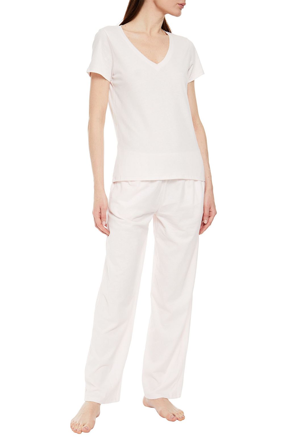 NATURAL SKIN Organic cotton-jersey pajama top