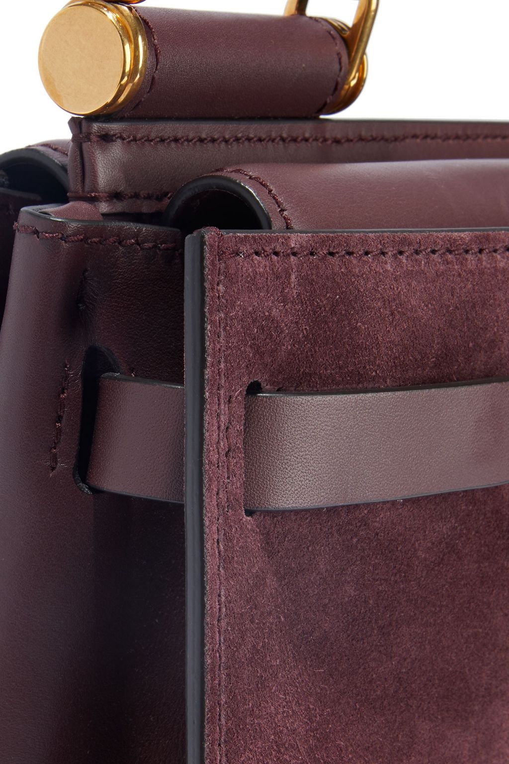 DOLCE&GABBANA Sicily 62 suede and leather tote