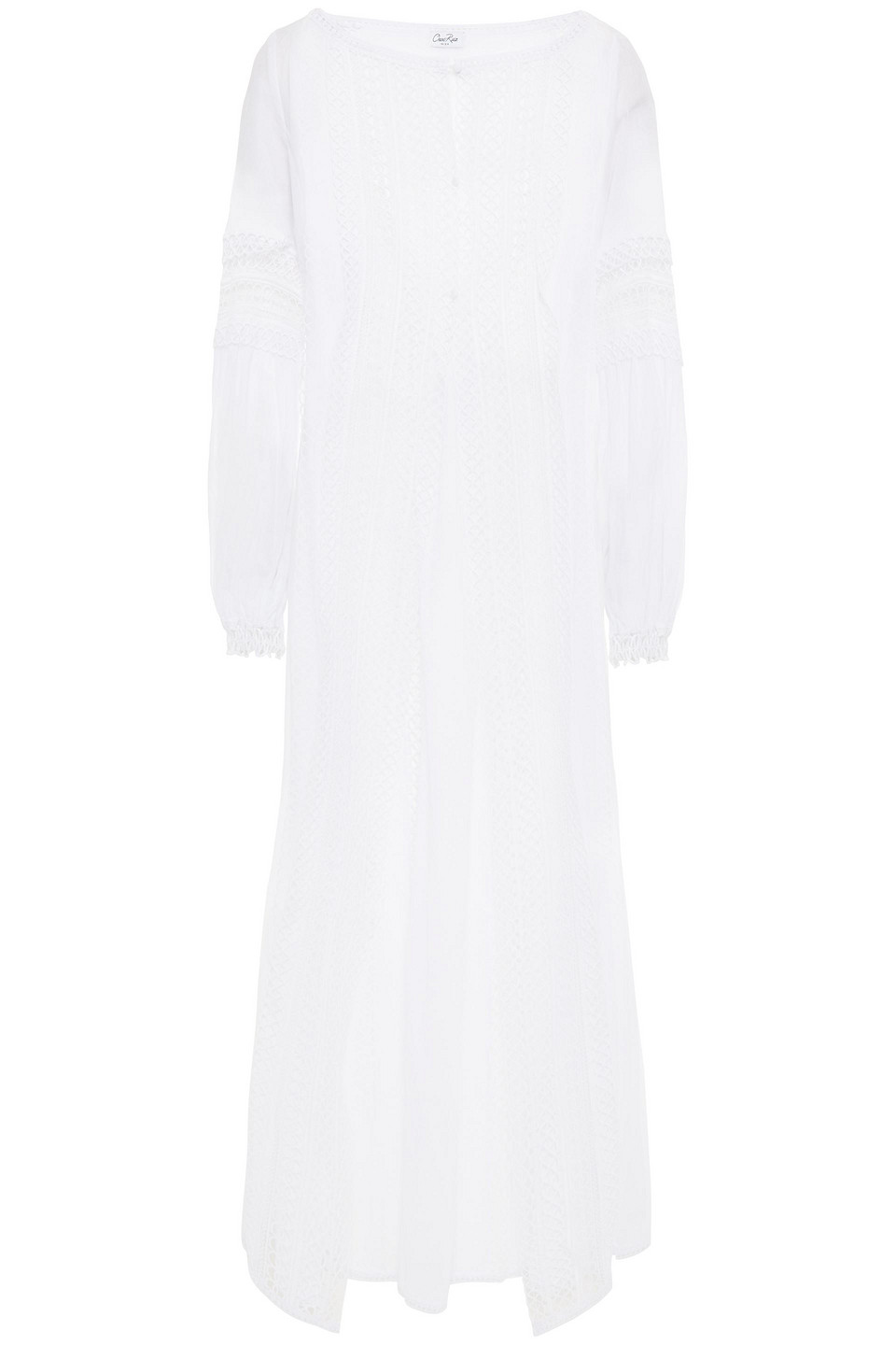 Charo Ruiz Ibiza Woman Cotton-blend Voile And Crocheted Lace Jacket White Size S