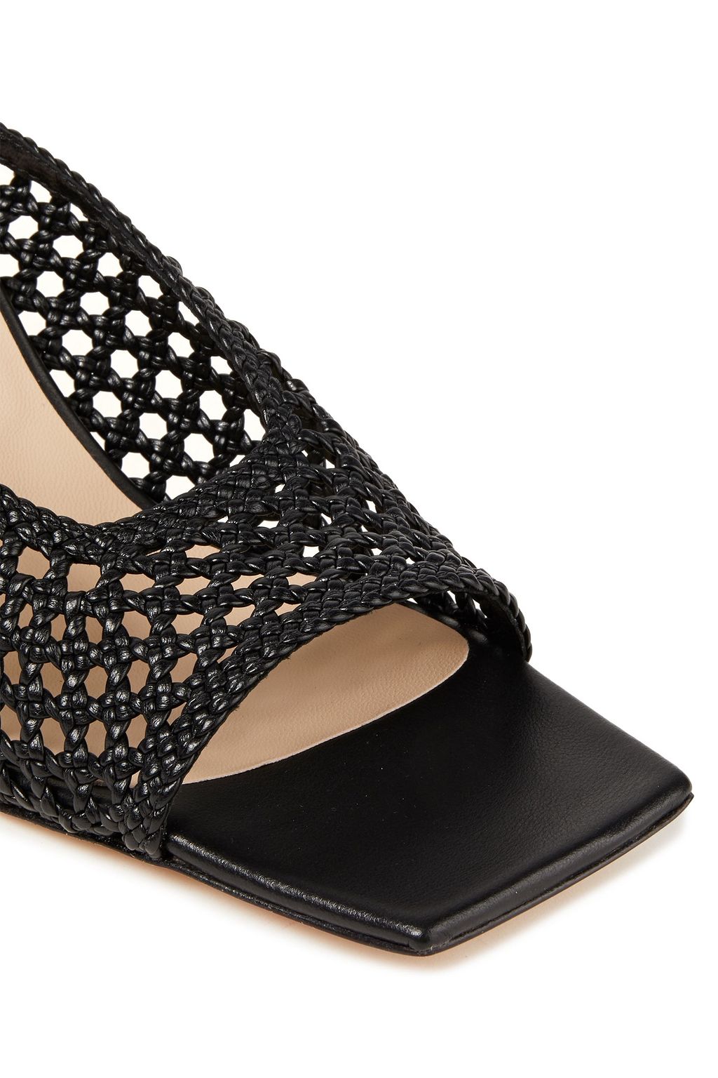 WANDLER Isa woven leather mules