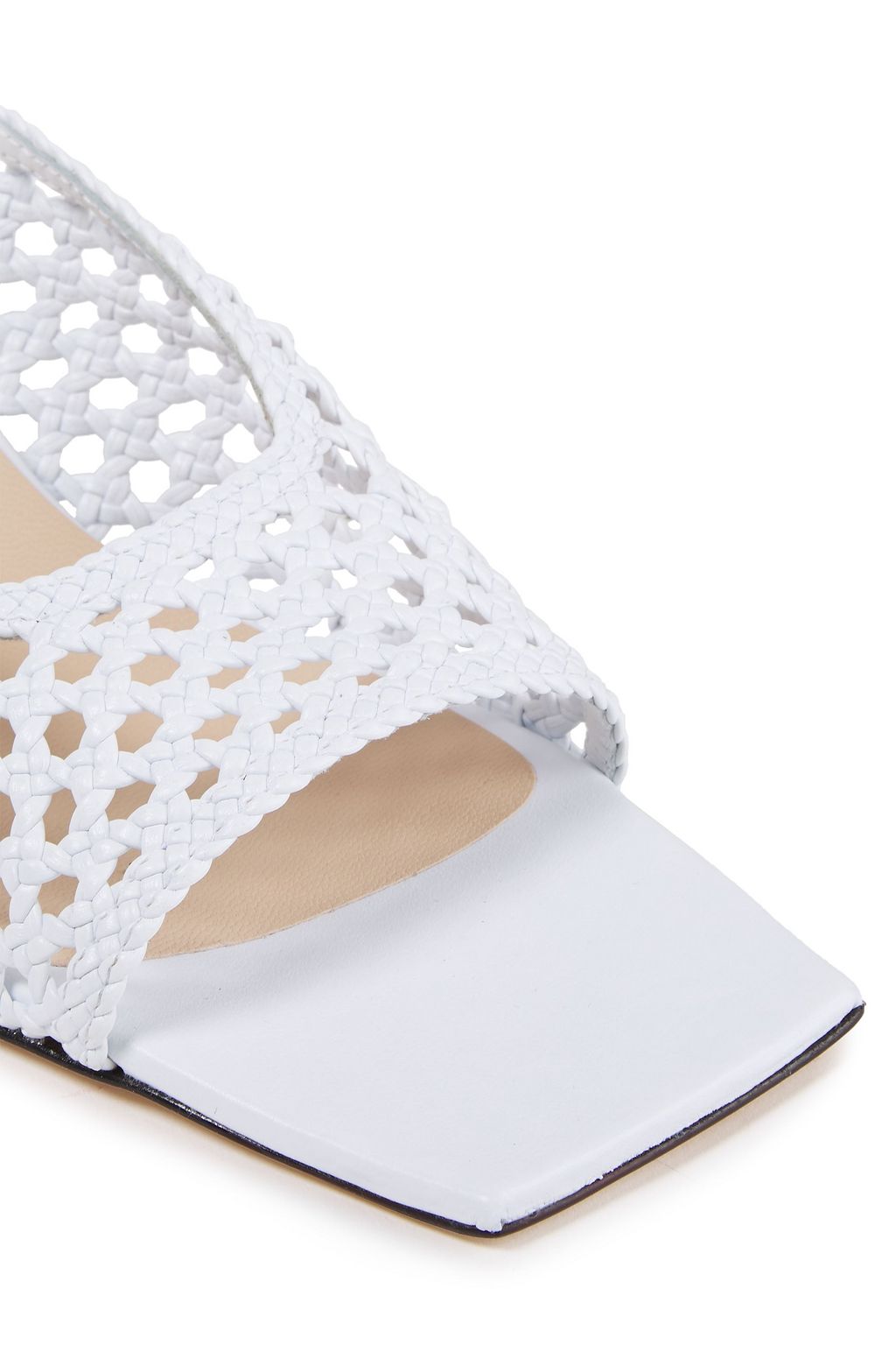 WANDLER Isa woven leather mules
