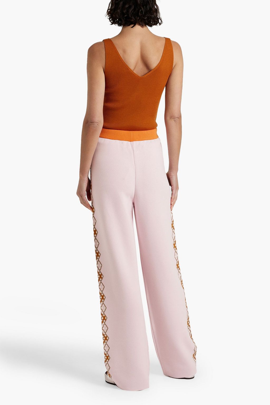 MARNI 자카드 니트 트랙 팬츠