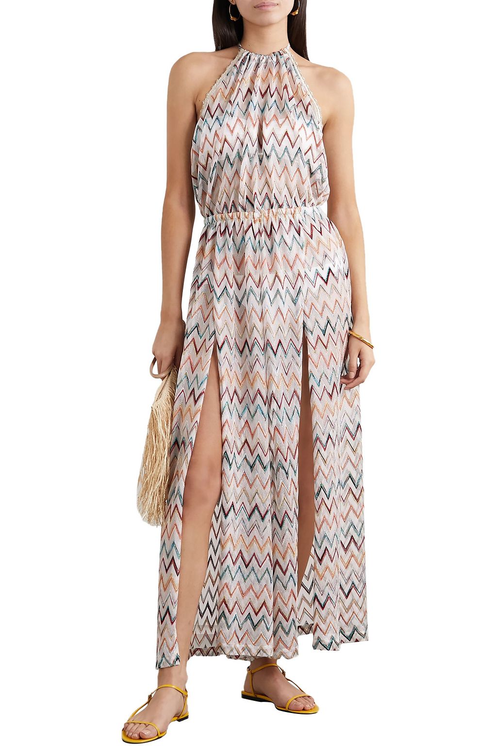 MISSONI MARE Mare crochet-knit halterneck jumpsuit