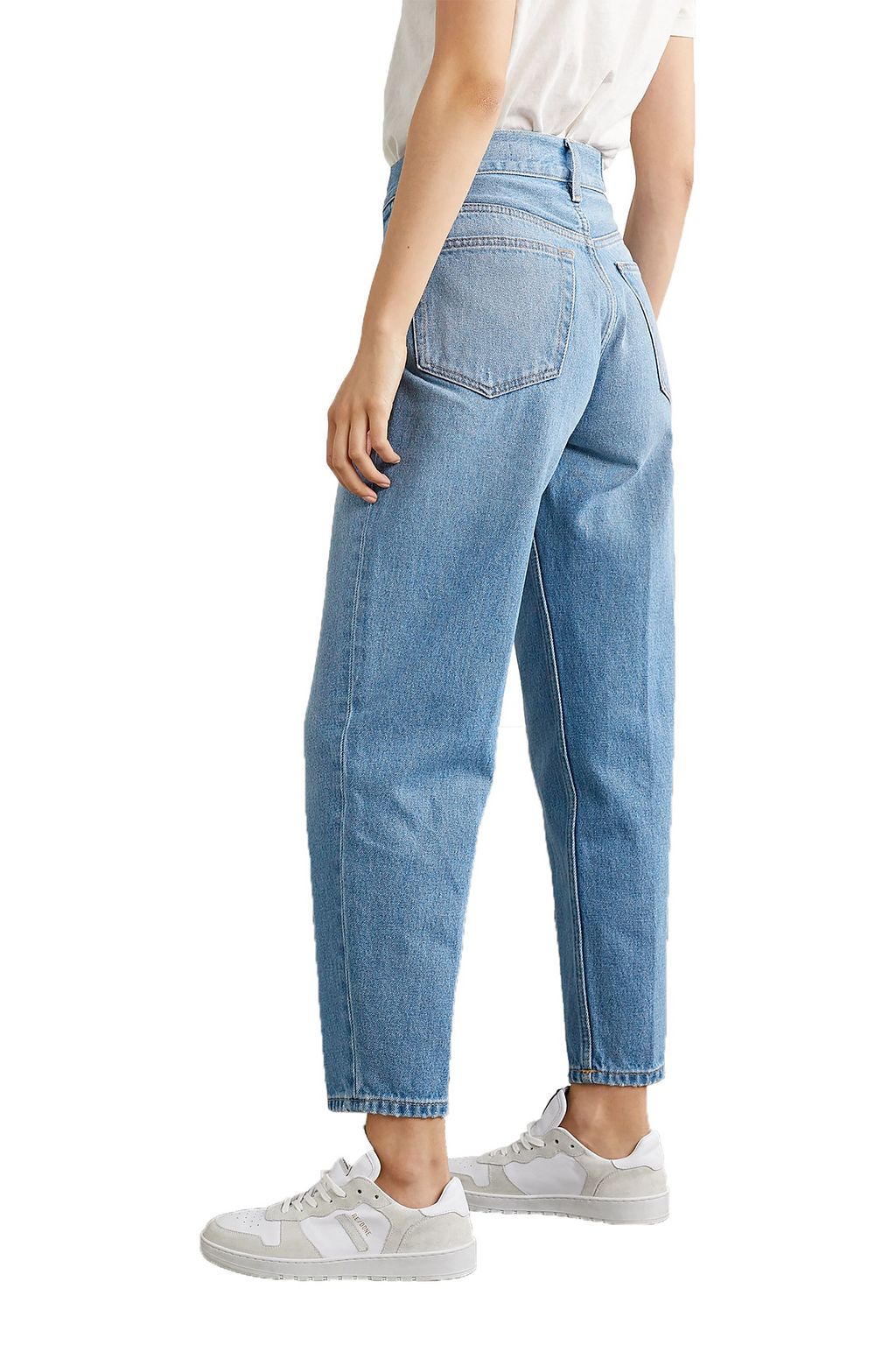 RE/DONE 40s Zoot pleated high-rise tapered jeans